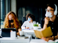 Young%20people%20studying%20with%20face%20masks